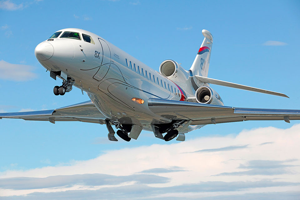 Falcon 8X Charter